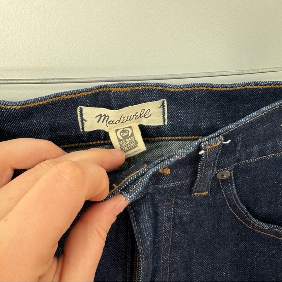 Madewell Women's Dark Blue 90’s straight jean 27 - Picture 5 of 11